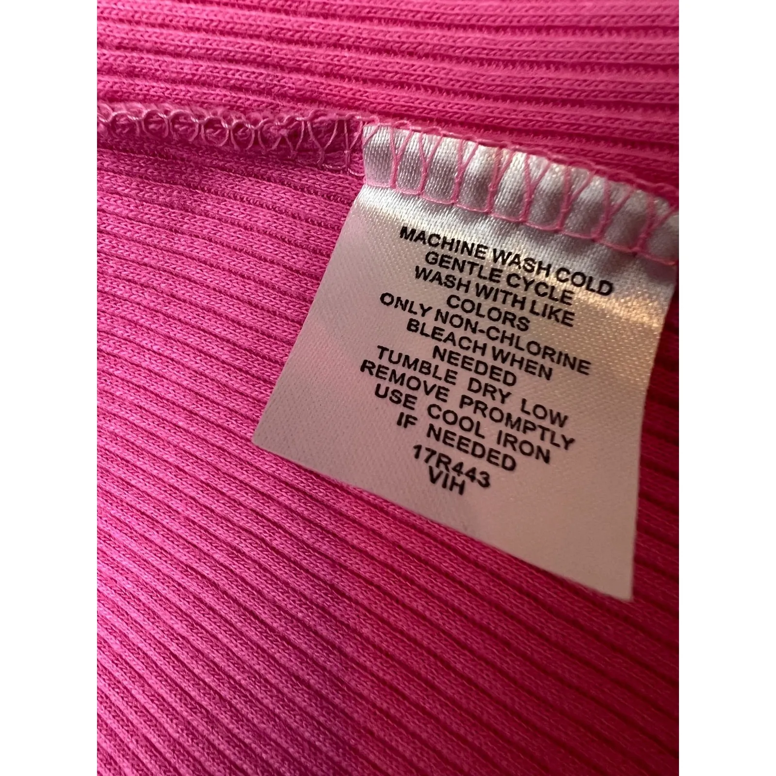 NWT Y2K Babydoll Tank Top Plus Size 1X Ribbed Coquette‎ Pink Womens Ribbed Pink - Image 8