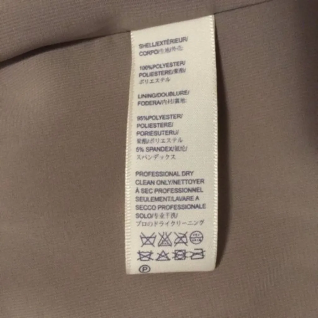 Rebecca‎ Minkoff Dress Large Satin Pleated Belted Sleeveless Above Knee - Image 8