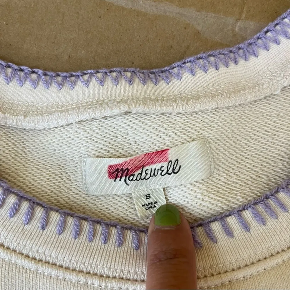 Madewell Stitched Shrunken Sweatshirt - Image 8