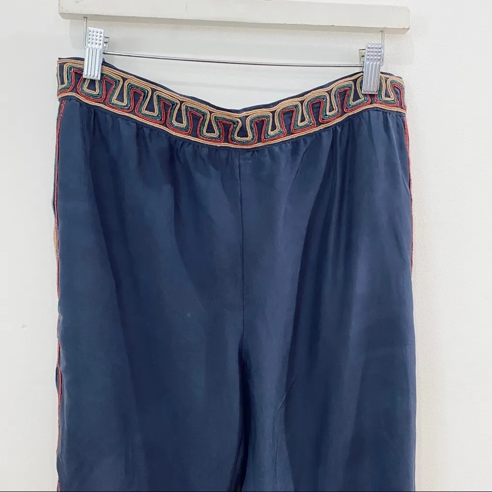 Calypso St. Barth 100% silk cropped pants NWOT - Image 4