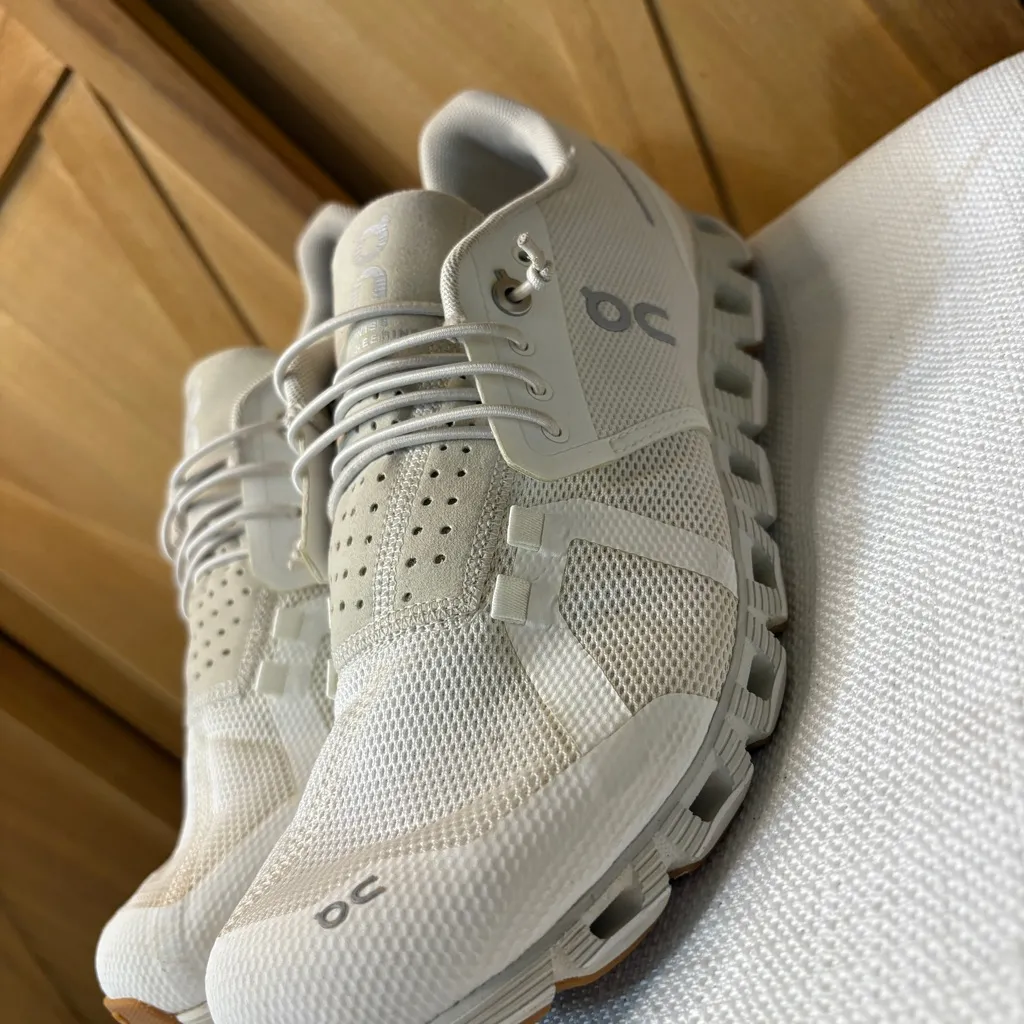 On Running Women's Beige Athletic Shoes - Image 2