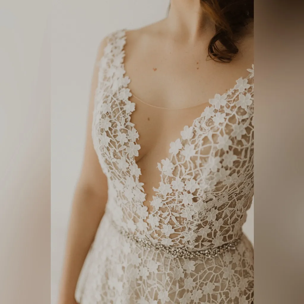 Casablanca Wedding Dress Liliana White Size 10 - Image 7