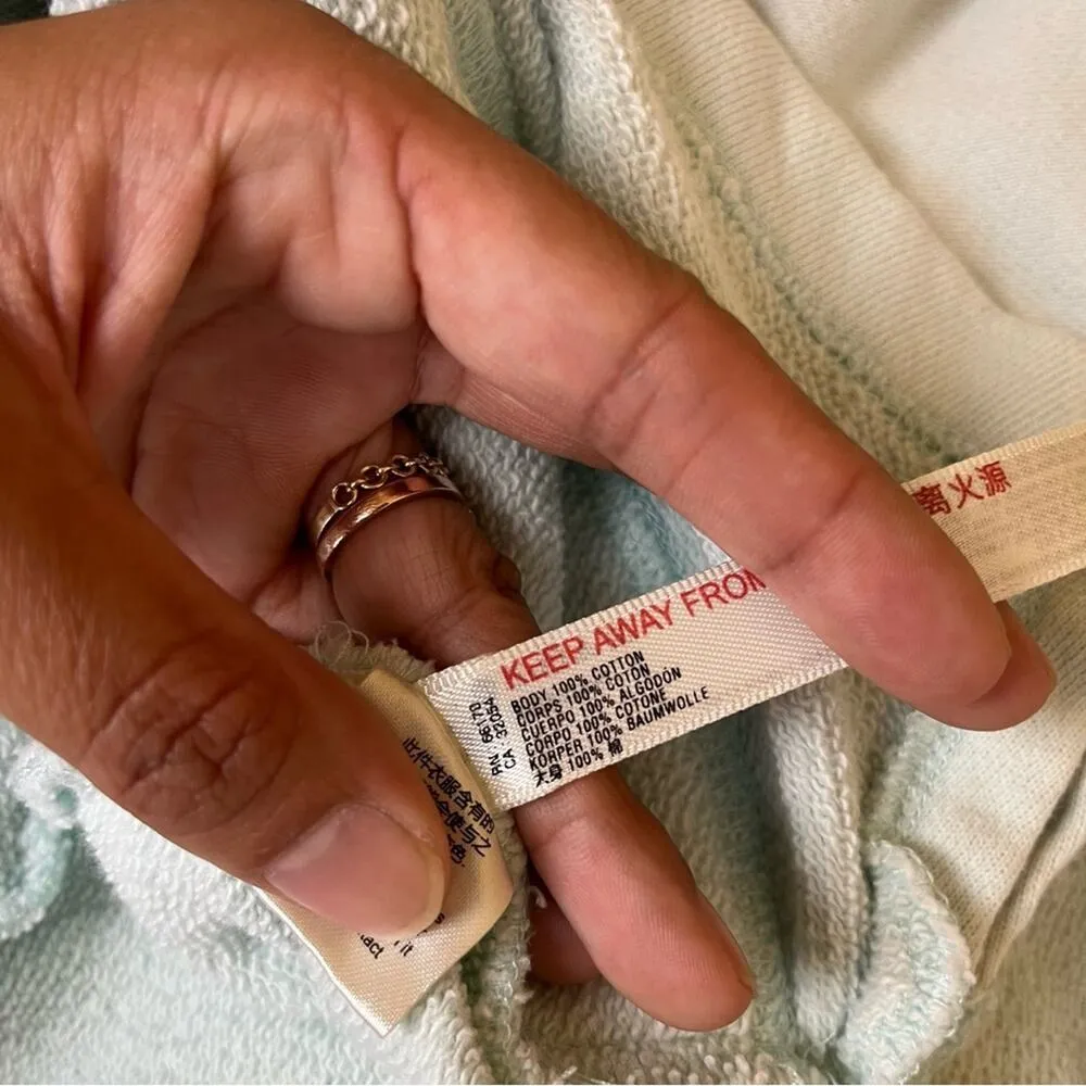 Free People Beach Light Blue Chloe Tunic Small - Image 9