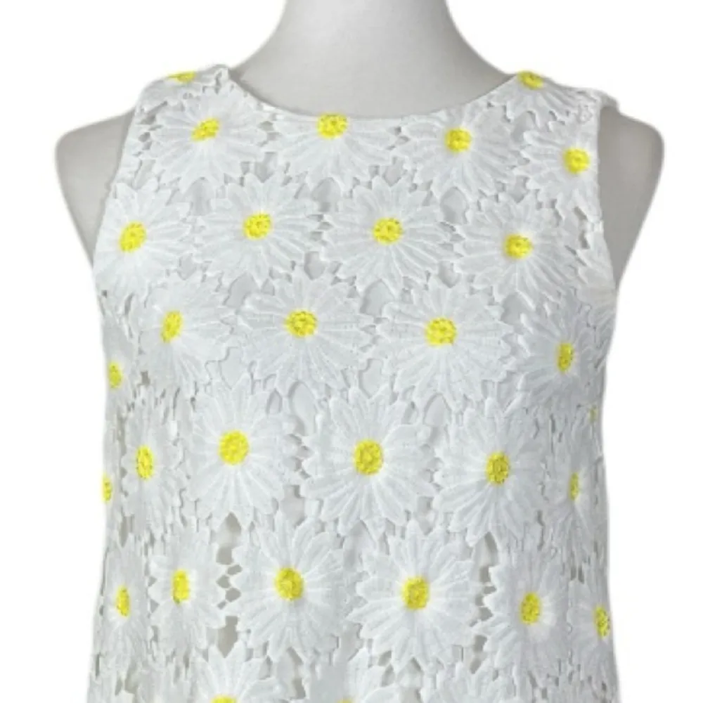 Altar’d State Dress Crochet Lace Embroidered A-line Daisy Floral Women’s Small - Image 5