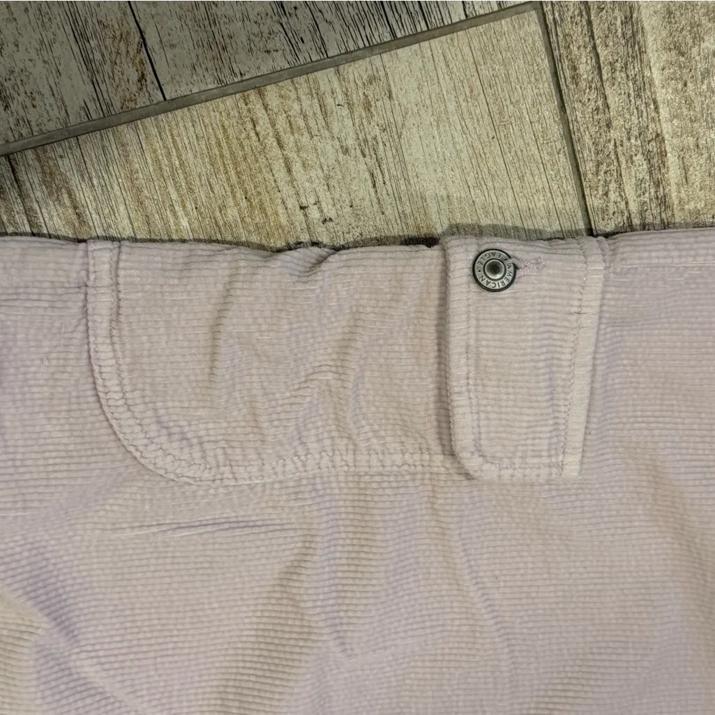 American Eagle Pale Pink Corduroy Pants - Image 2