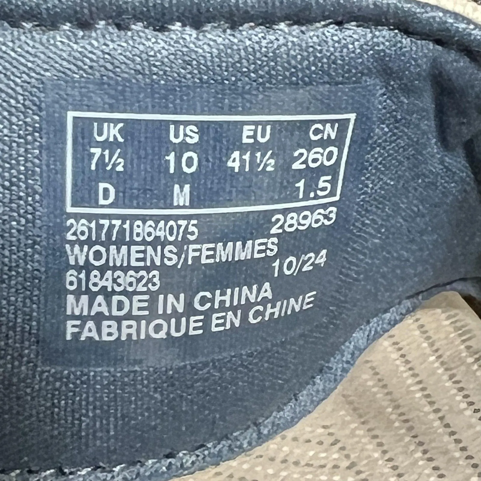 Clarks Cloudsteppers Sandals Womens Size 10 Blue White Striped Slingback Wedge - Image 7