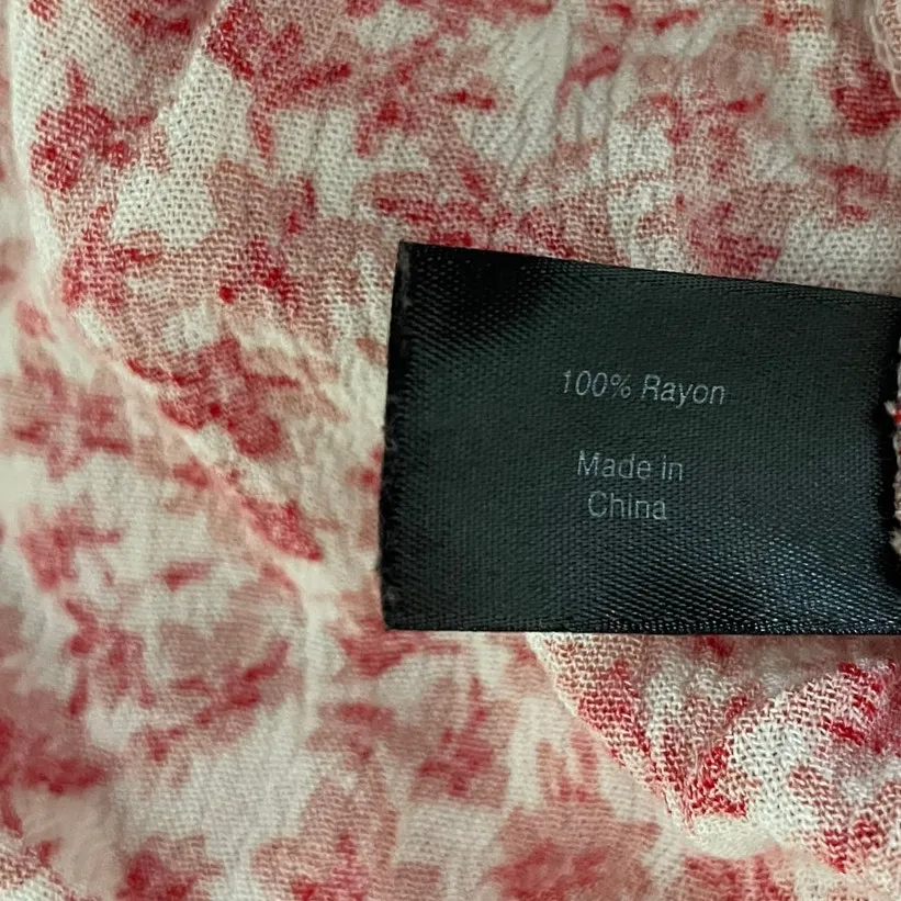 Lane Bryant Women Top 22 Coral Ditsy Floral‎ Babydoll Cottagecore Boho Fairy - Image 9