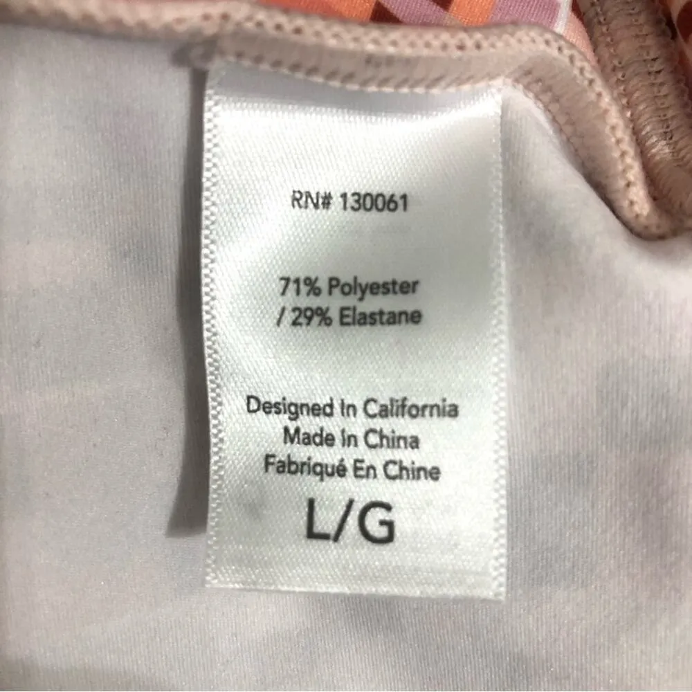 L*Space Aim High Crop Top in Block Party Print Large NWT - Image 7