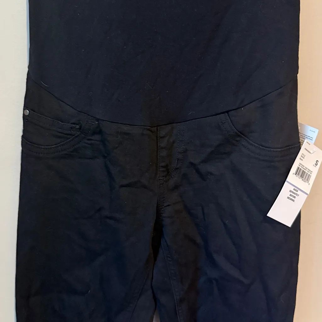 Motherhood Maternity Secret Fit Belly Black Skinny Jegging Ankle Jeans - Image 5