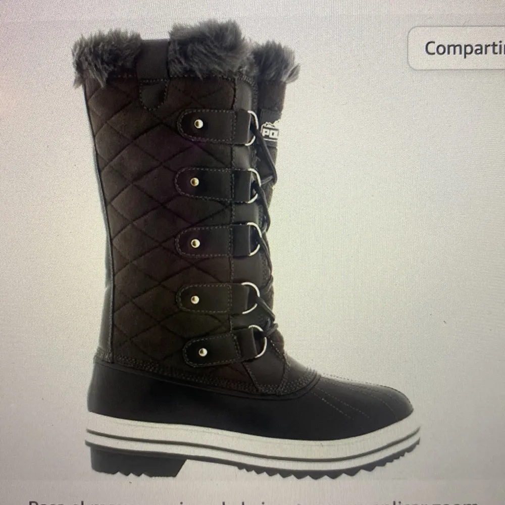 Polar Woman’s Snow Boot Quilted Size 12 - Image 4