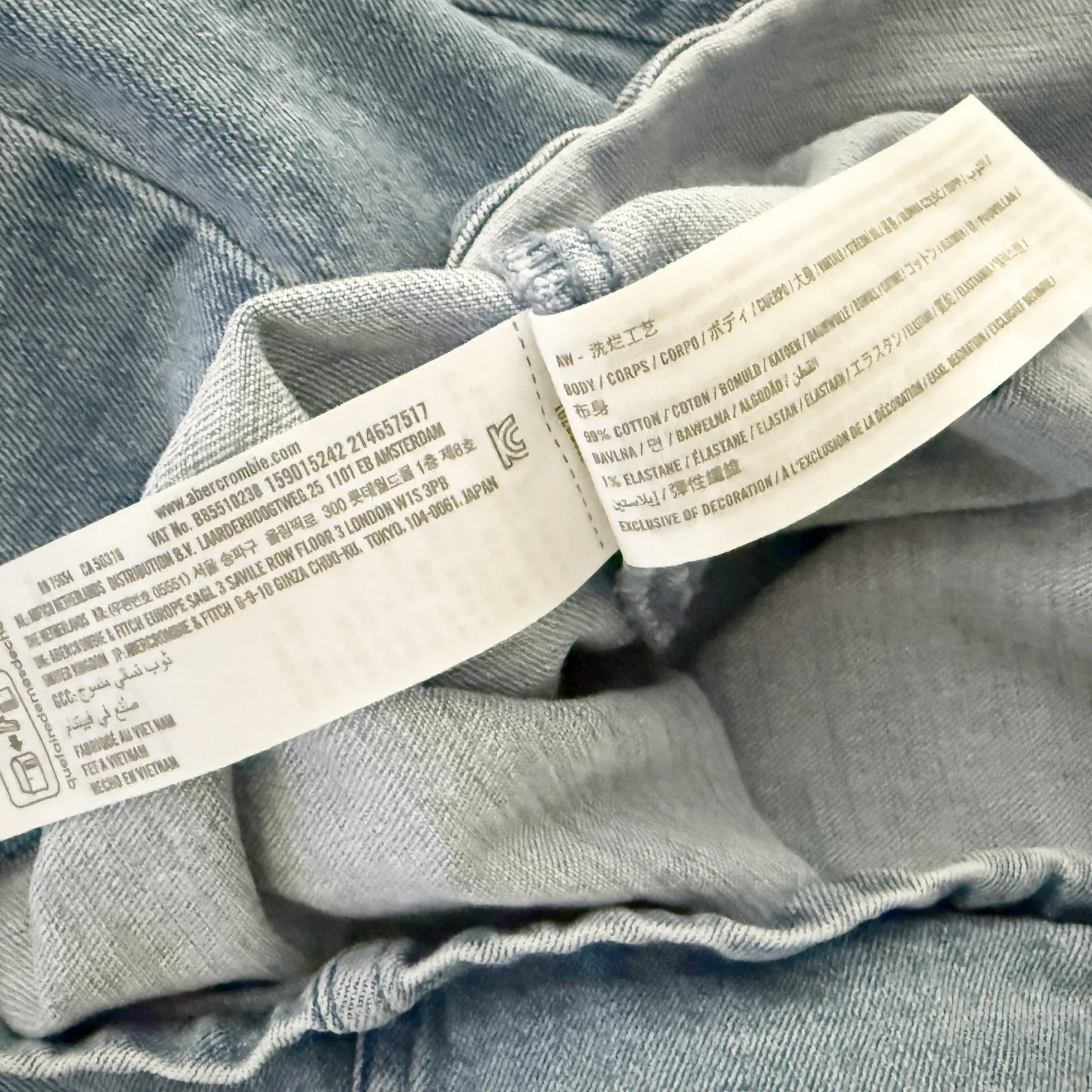 ABERCROMBIE & FITCH | Mara Denim Vest Mini Dress Button Down Jean | Size XL Tall - Image 5