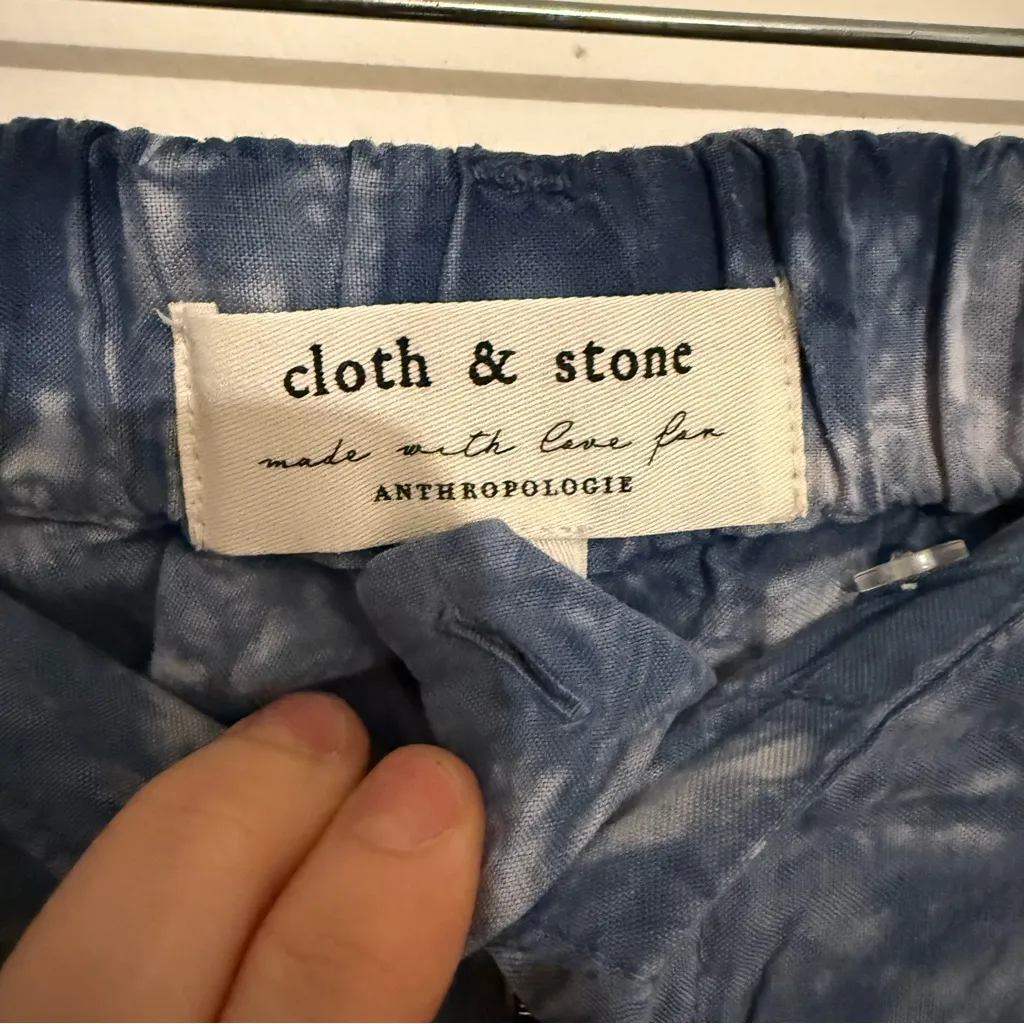 Anthro Cloth & Stone Venice Wide-Leg Tie Dye Pants - Image 6