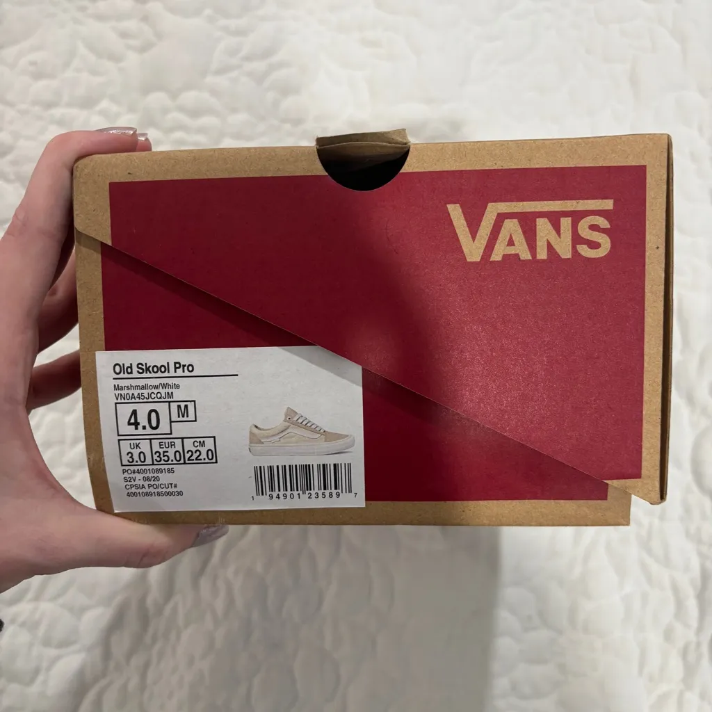 Vans Cream off-white  Old Skool Pro - Image 2