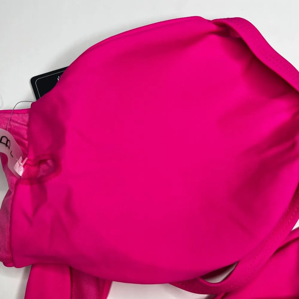 Blooming Jelly Hot Pink Two Piece Swim Suit New L - Image 5