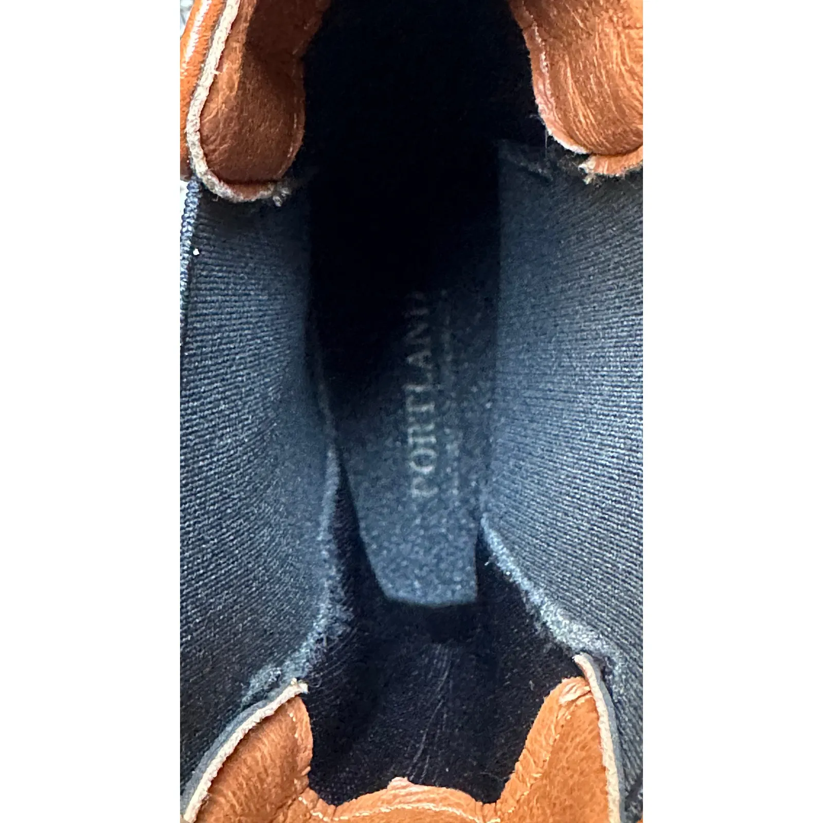 Portland Brown Black Chunky Platform Chelsea Boots Size 9 Women’s Fashion NWOT - Image 7