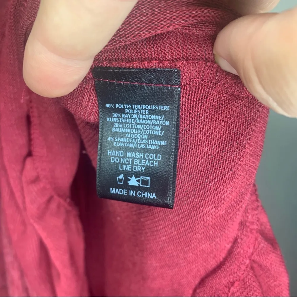 Anthropologie Sunday in Brooklyn Cowl Neck Drop Waist Knit Sweater Dress Size S - Image 9