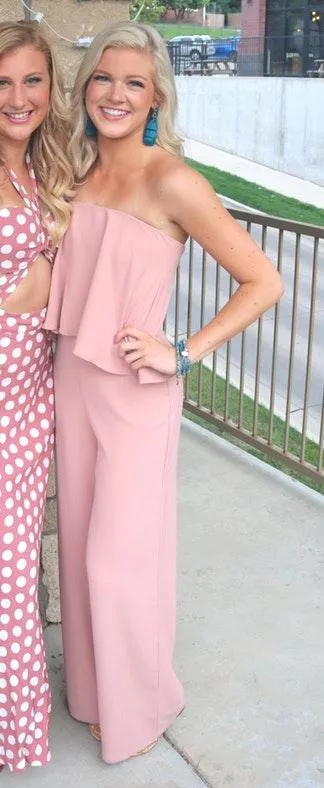 mauve/pink jumpsuit Pink Size 0 - Image 3