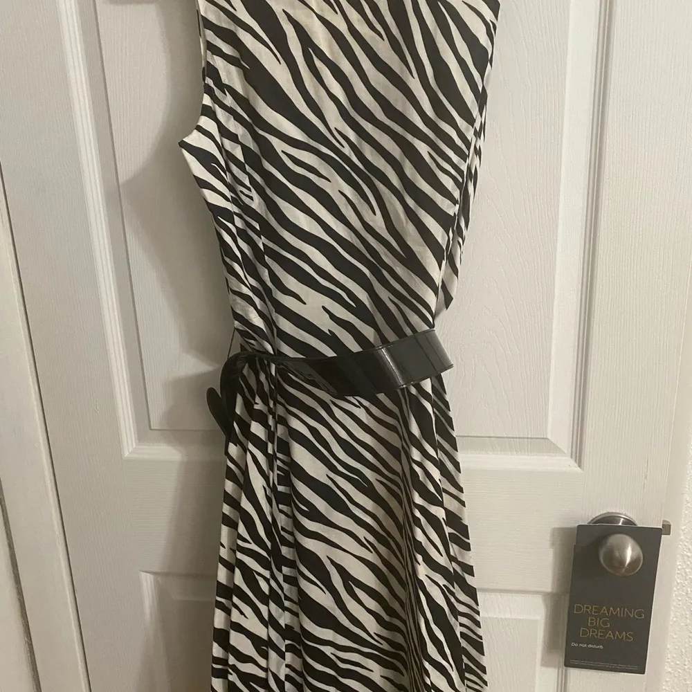Jones New York Signature Zebra 🦓 Print Dress size 6 - Image 2