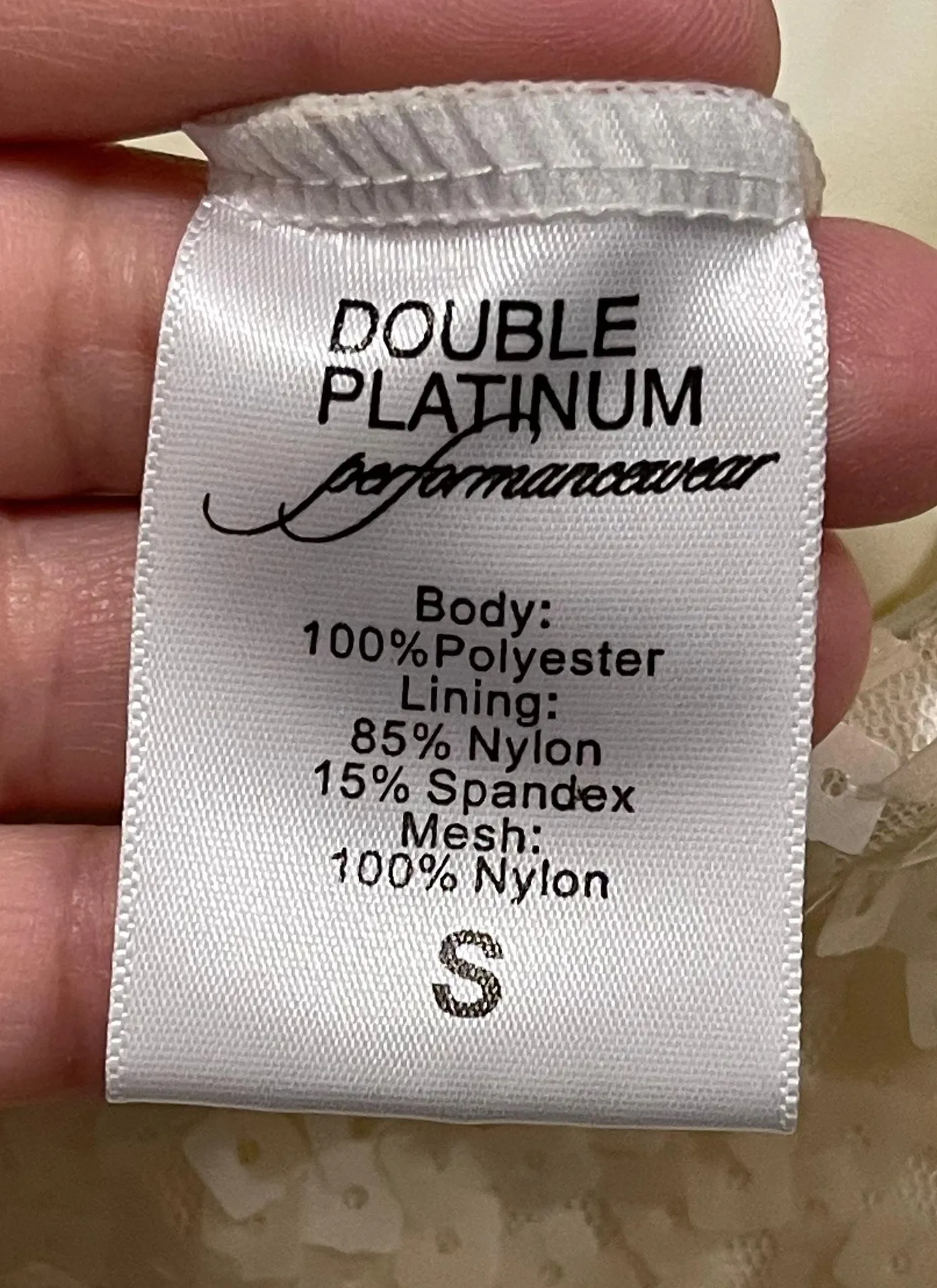 DOUBLE PLATINUM PERFORMANCEWEAR Ivory Sequin Ballet Dress Tan - Image 5