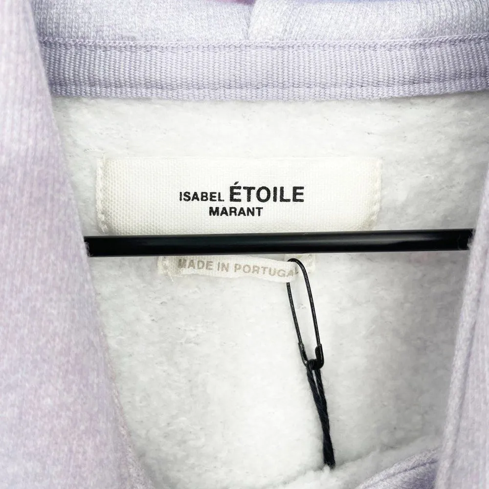 Isabel Marant Mansel Tie Dye Logo Hoodie Sweatshirt Blue Pink Women's 34 NEW - Image 6