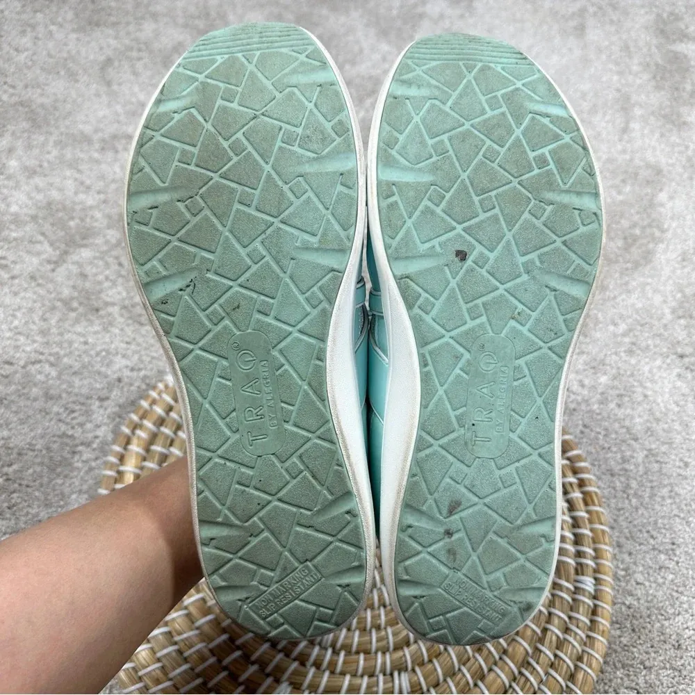 Traq by Alegria Qarma Mint Dew Sneakers Lace Up Athletic Shoes Size 40/US 9.5 White - Image 11