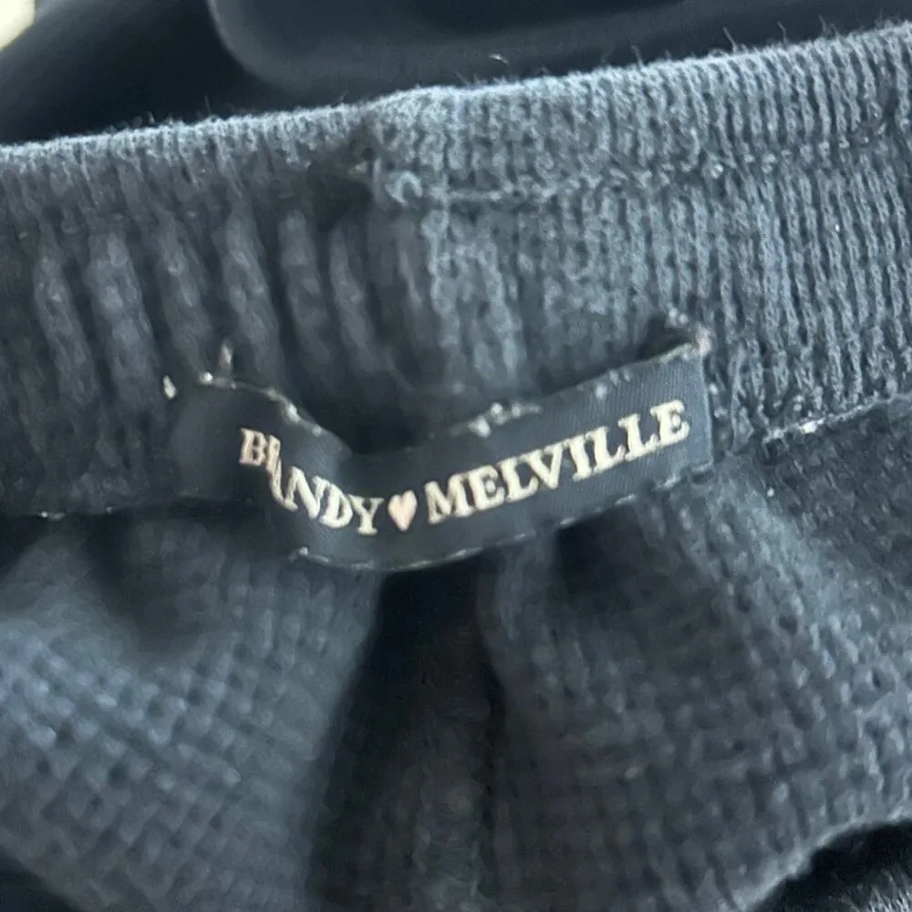 Brandy Melville  Blue Summer Thermal Shorts one size - Image 6