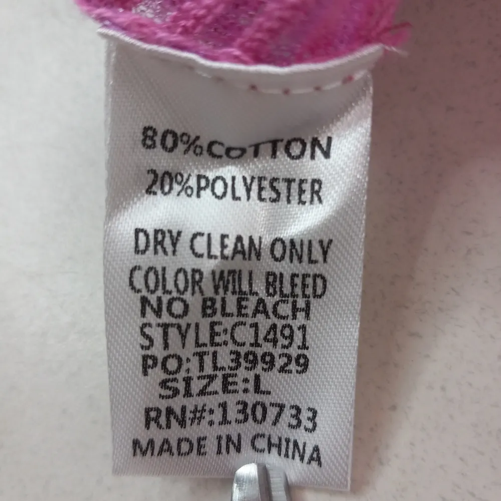 Umgee L Y2K Bubble Gum Striped Semi Sheer Sparkle Top - Image 7