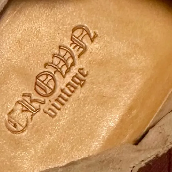 Crown Vintage Maroon Ankle Booties - Image 2