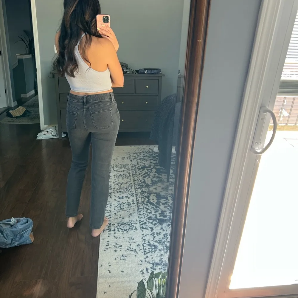 Super Stretchy High Rise Jeans Straight Leg - Image 5