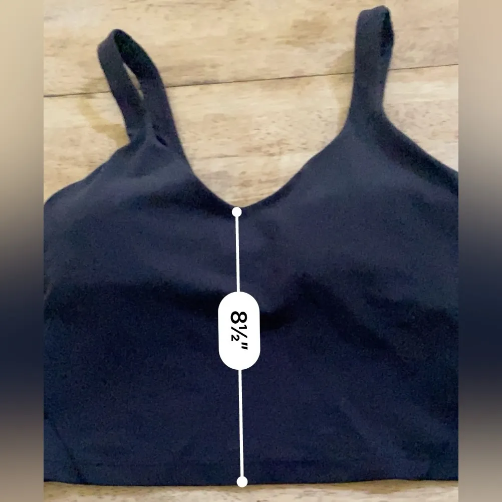 Lululemon Align Women’s Sz 8 Black Light‎ Support A/B Cup Tank Top - Image 12