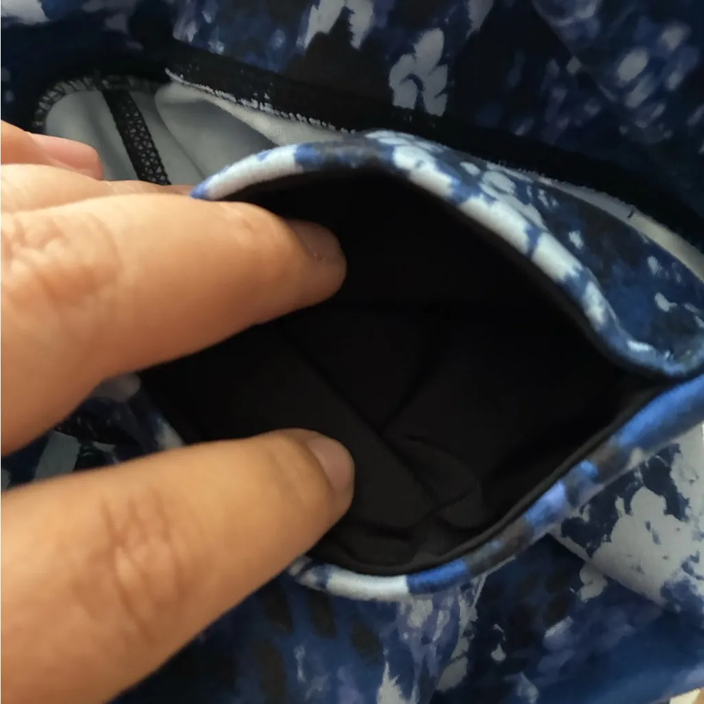 Alo Blue Patterned Leggings M - Image 11