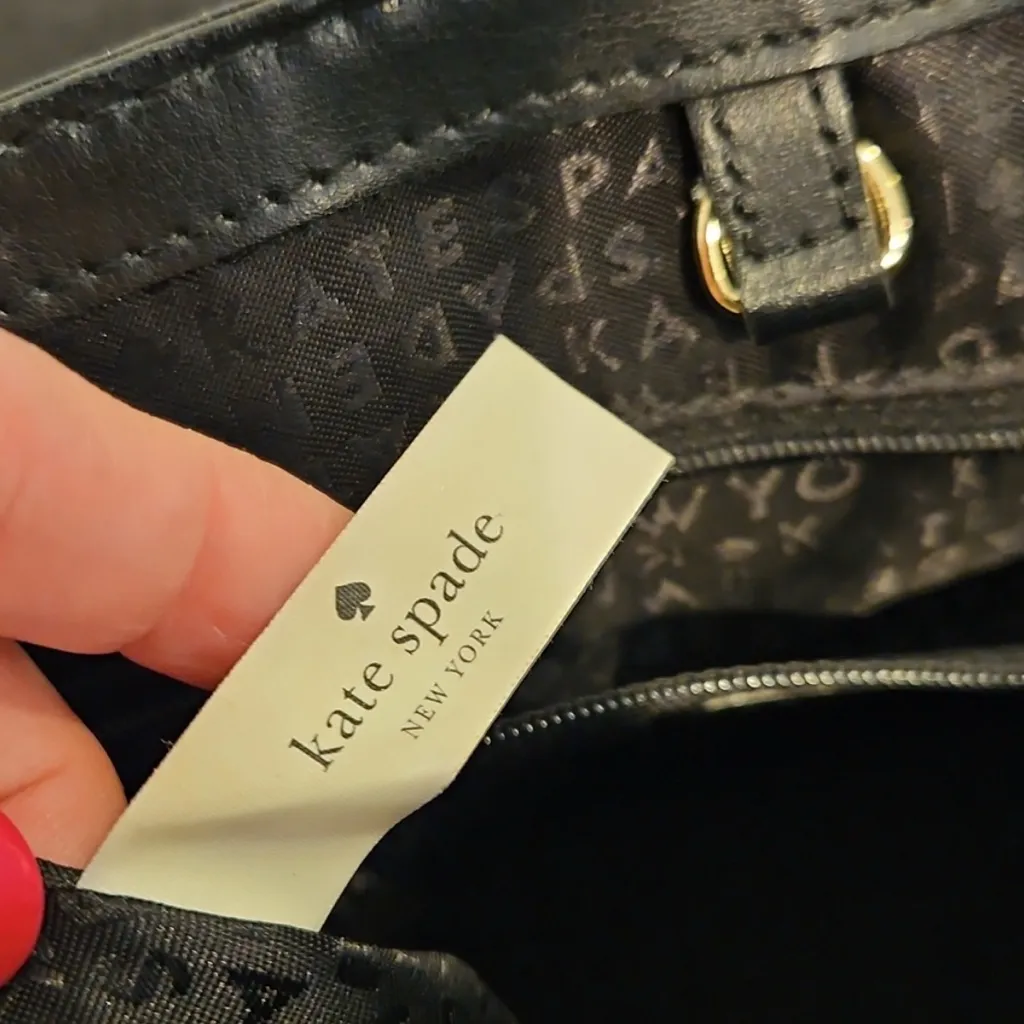 Kate Spade Varick Street Abbie Satchel,  Black/Leopard Calf Hair - Image 14