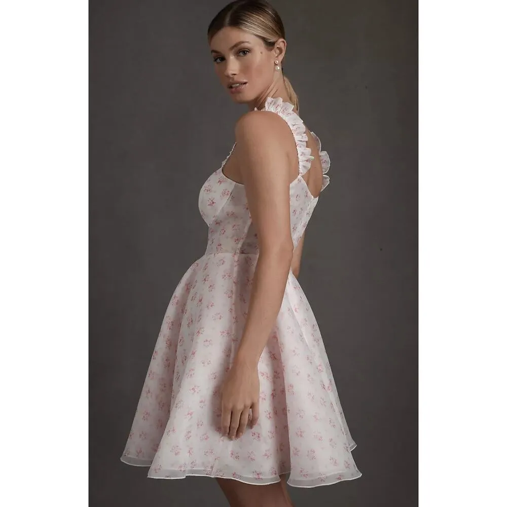 Anthropologie Selkie The Sunny Dress Floral Rose Fit and Flare Fairy Kei - Image 5