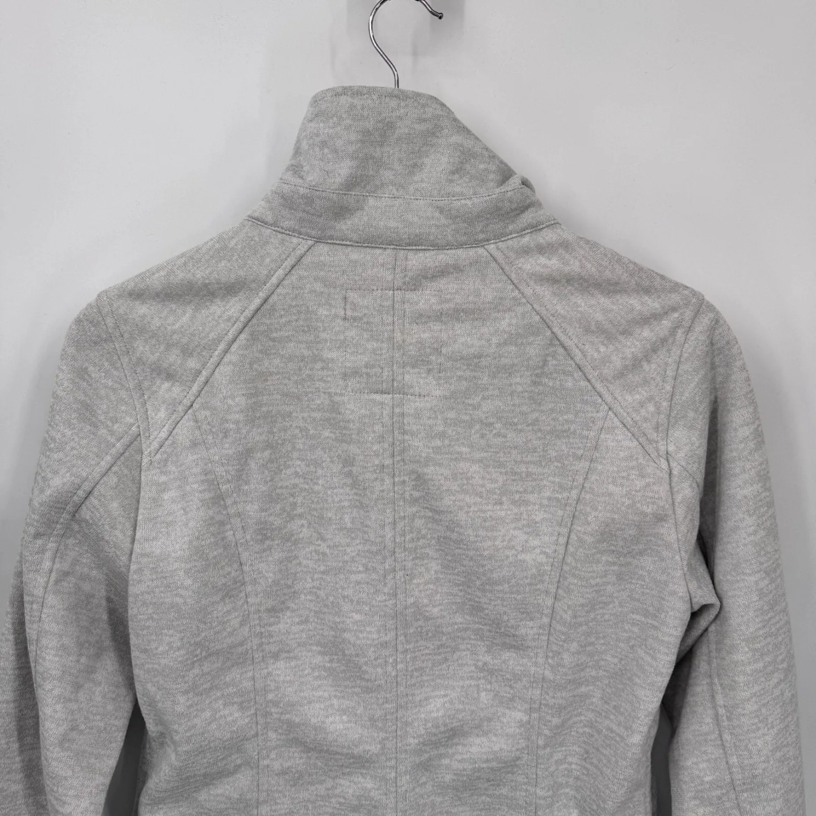 prAna Marabelle Softshell Asymmetrical Zip Jacket Womens‎ Small Gray Polyester - Image 9