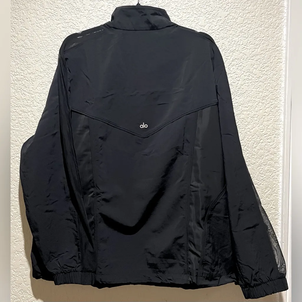 ALO Yoga NWOT Origin Full Zip Track Jacket Black Size M - Image 8