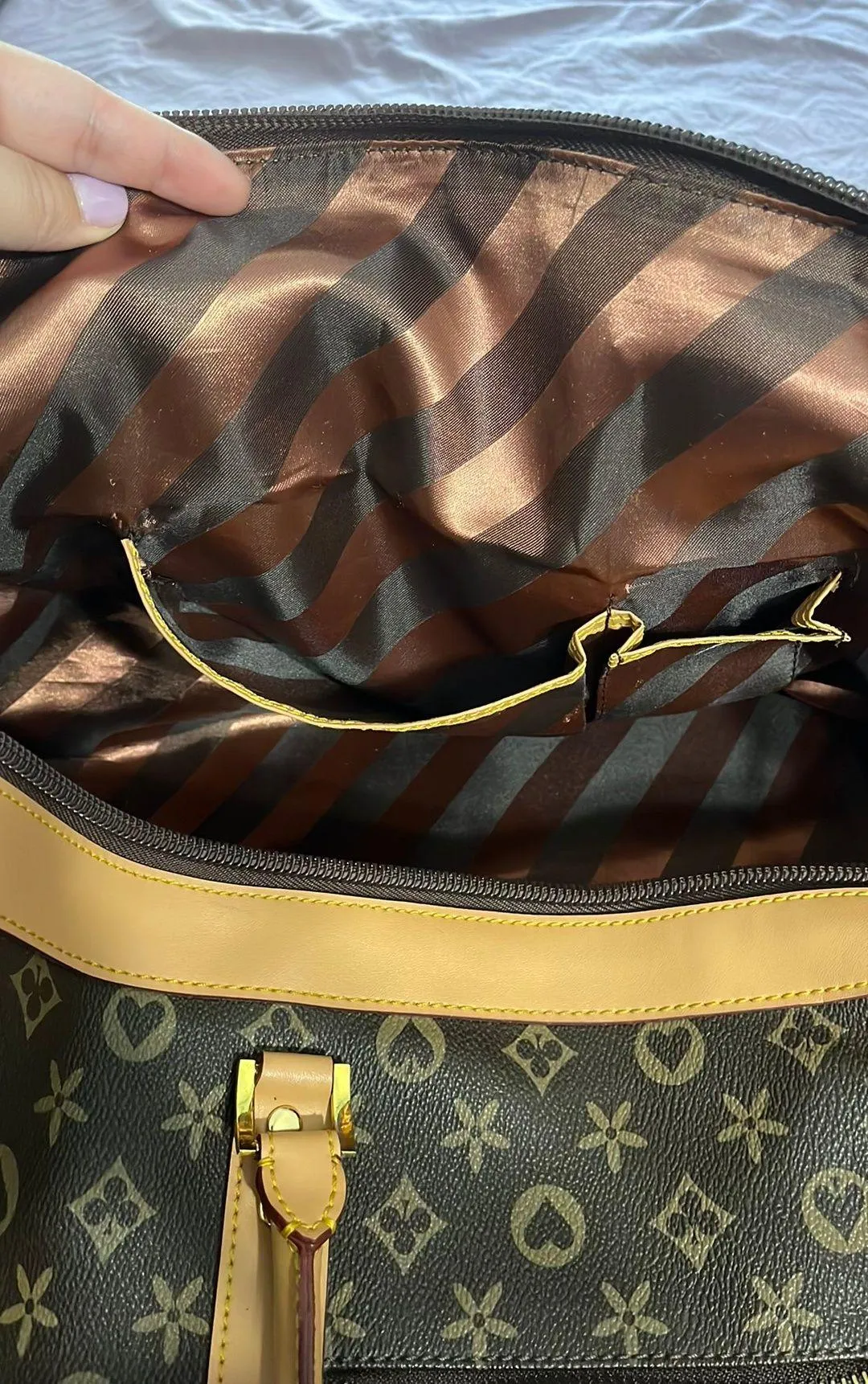 Duffle Bag Brown - Image 12