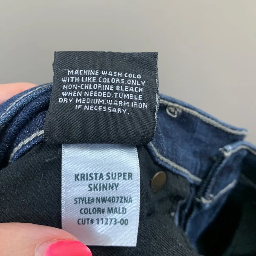 Hudson Krista Super Skinny Dark Wash Jeans - Image 7