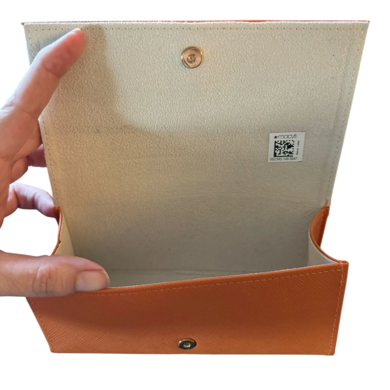 Tory Burch Eyeglass Sunglasses Snap Closure Case - Image 5