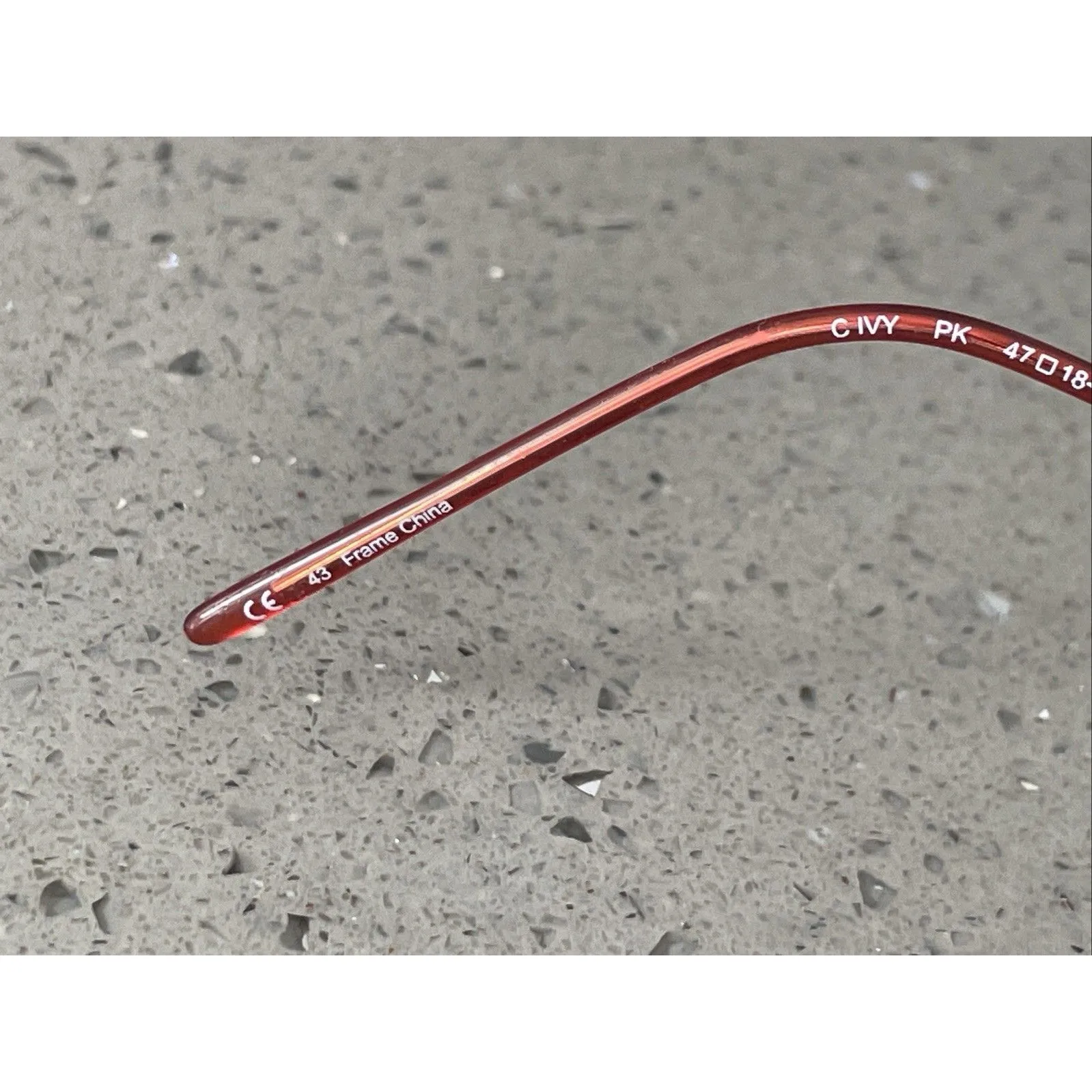 Candie's C Ivy PK Eyeglasses Frames ONLY Full Rim Oval 47-18-135 Pink 90s 2000s - Image 12