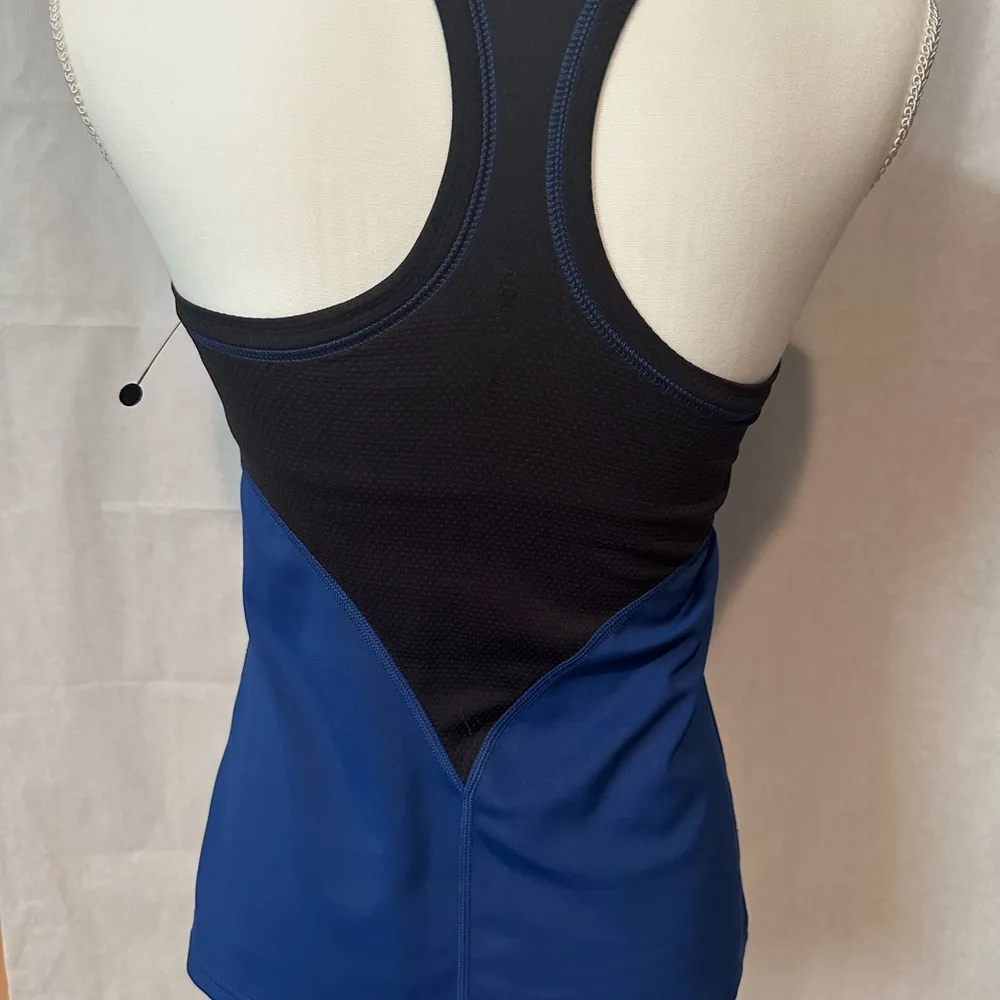 New Balance  Black and Blue Athletic Tank - Image 2