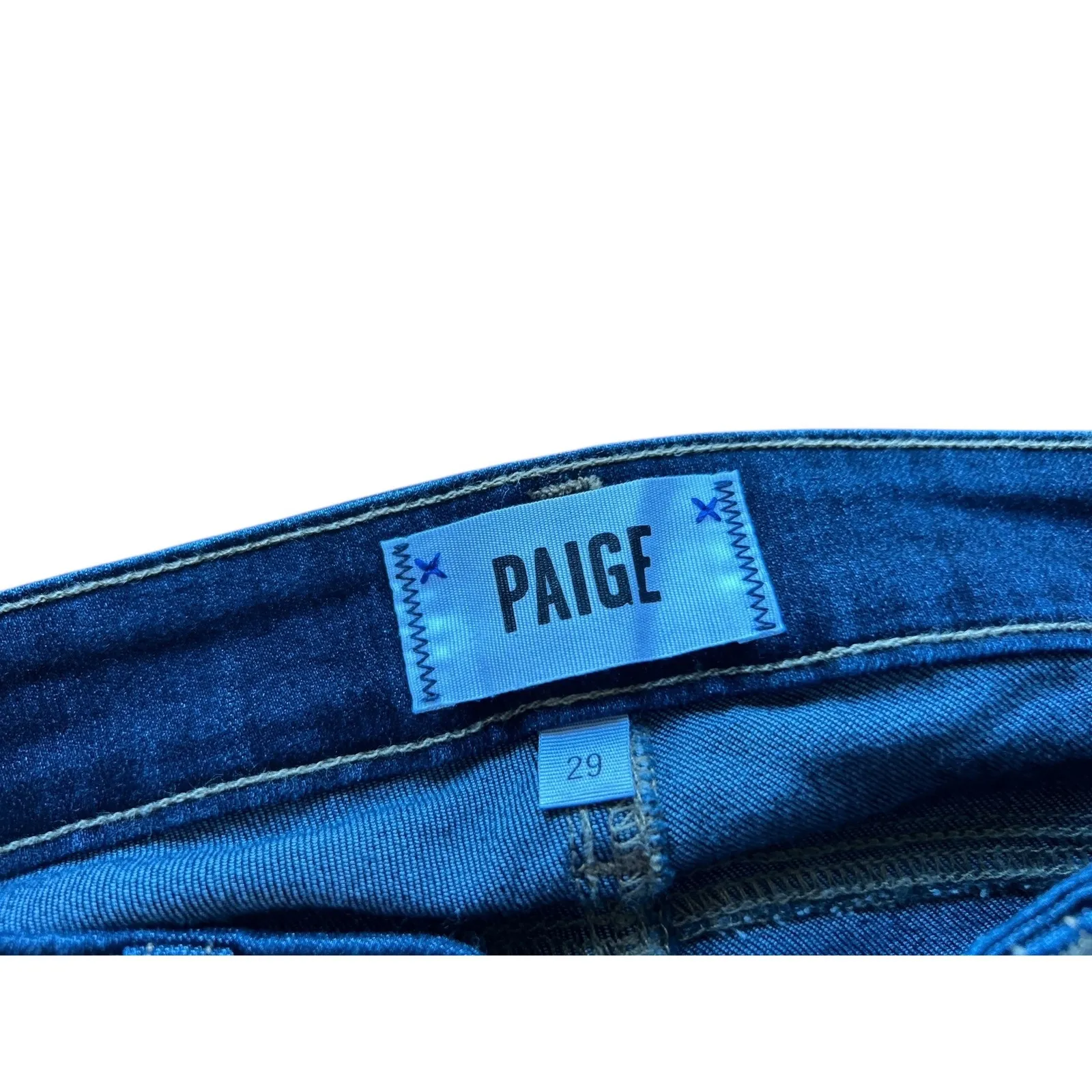 PAIGE Womens Dark Wash Bootcut Jeans Size 29 - Image 7
