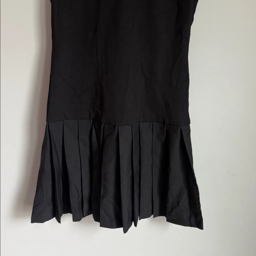 NEW Alice and Olivia Collared Pleated Drop Waist Dress 4 - Image 7