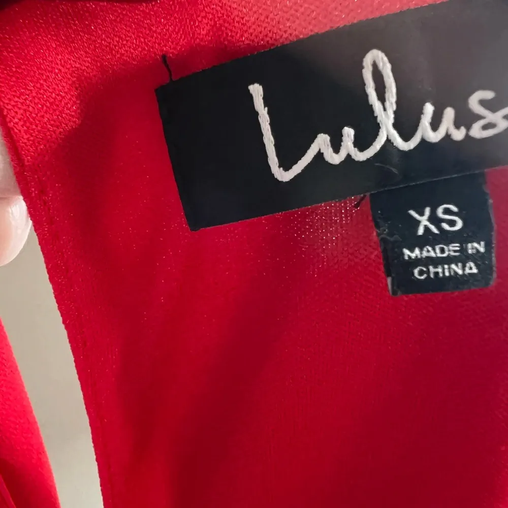 Lulus red salsa style dress size xs - Image 13