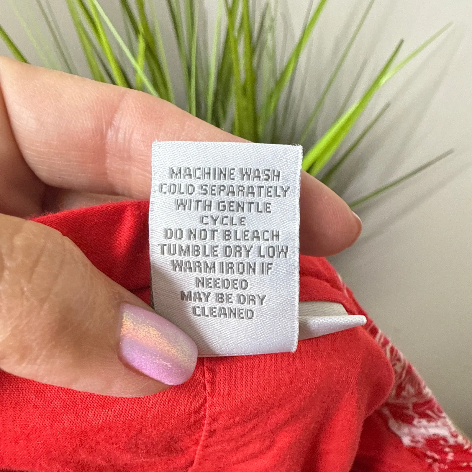 Soft Surroundings Grecian Vase Red & White Maxi Skirt‎ Medium Tall Quiet Luxury - Image 8