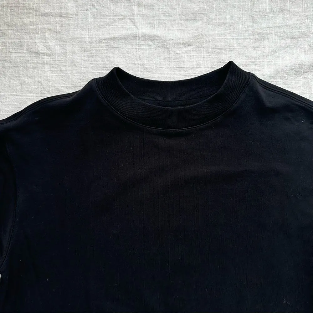 MM LAFLEUR Ellie 1.0 Pima Terry Crewneck Sweatshirt Black‎ ELL1Blk XS - Image 7