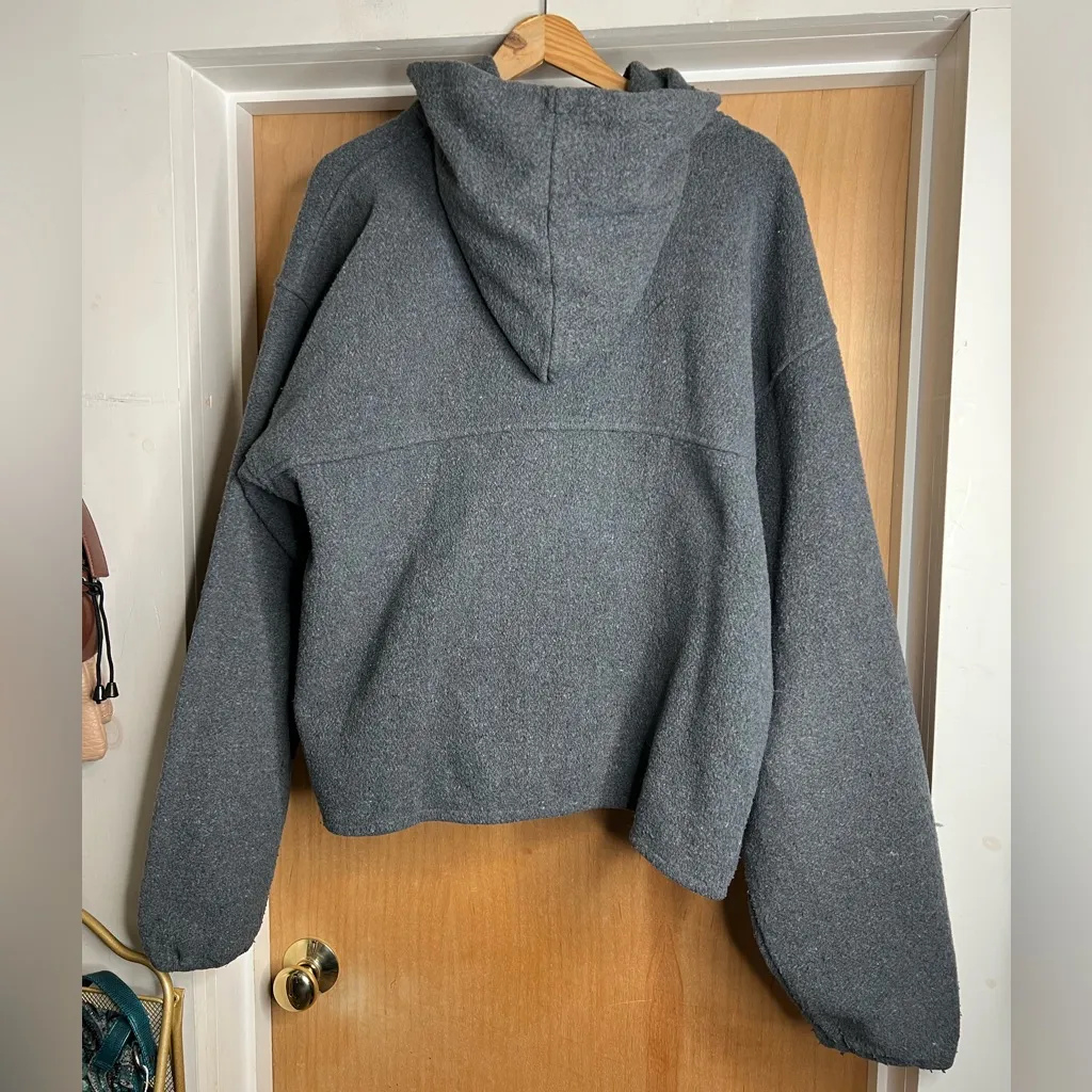 Earth Ragz Women’s Grey Zip up Hoodie with Horse Embroidery Size: Xtra Large - Image 3