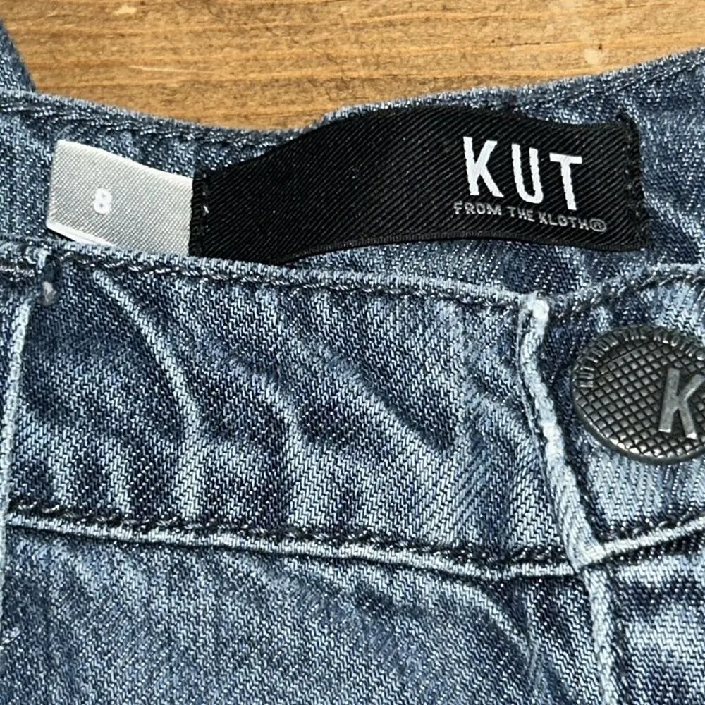 Woman’s KUT from the Kloth Sandra Crop Straight Leg Jeans Size 8 - Image 6