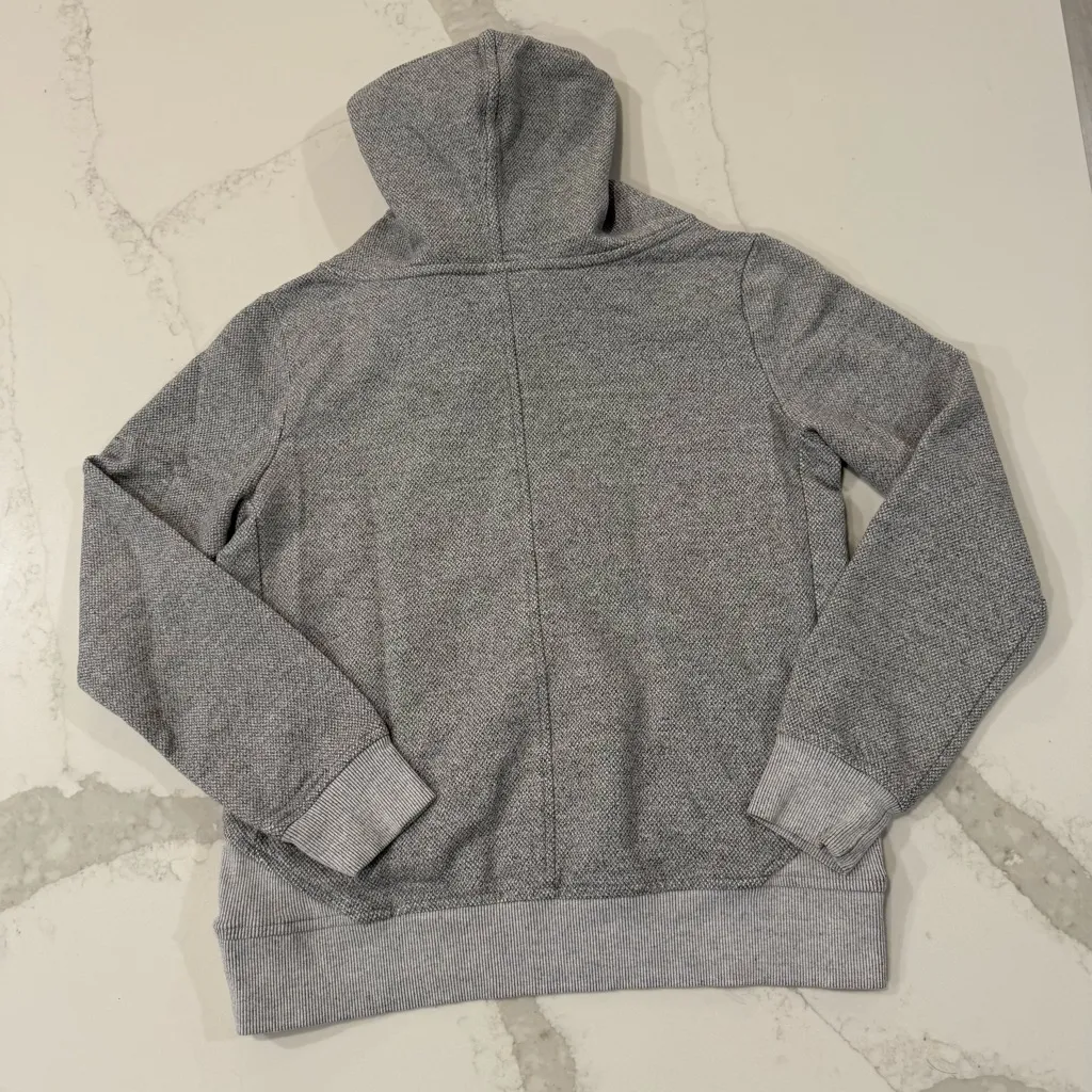 Lole Frances Funnel Neck Pullover Hoodie Sweatshirt Women’s Small Light Gray - Image 8