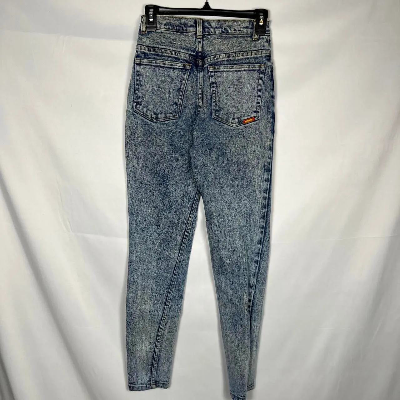 VINTAGE 80s JORDACHE Acid Wash High Waist Denim Jeans - Image 4