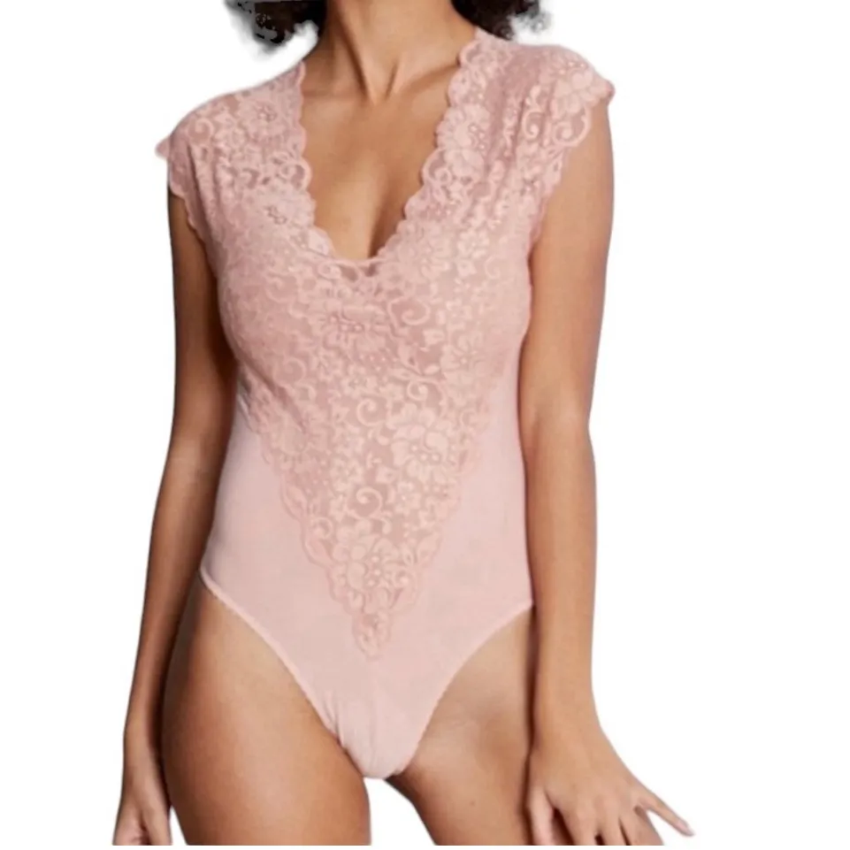 NWT We Are HAH x Frew People Lady‎ Like Bodysuit in Copper Rose Sz XS $88 - Image 4
